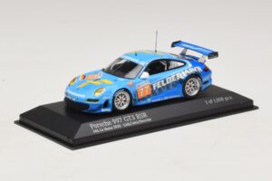Porsche 911 997 GT3 RSR GT2 #77 M. Lieb / R. Lietz / W. Henzler 24 Hours of Le Mans 2010 Minichamps 1:43 410106977 Metalas - nuotrauka 2 iš 4