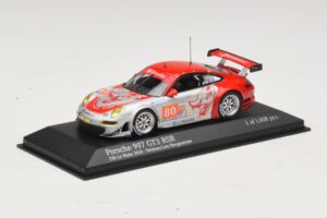Porsche 911 997 GT3 RSR GT2 #80 S. Neiman / D. Law 24 Hours of Le Mans 2010 Minichamps 1:43 410106980 Metalas - nuotrauka 2 iš 4
