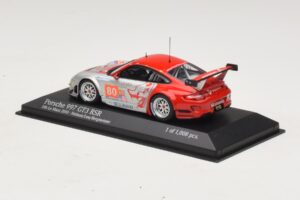 Porsche 911 997 GT3 RSR GT2 #80 S. Neiman / D. Law 24 Hours of Le Mans 2010 Minichamps 1:43 410106980 Metalas - nuotrauka 3 iš 4