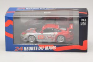Porsche 911 997 GT3 RSR GT2 #80 S. Neiman / D. Law 24 Hours of Le Mans 2010 Minichamps 1:43 410106980 Metalas - nuotrauka 4 iš 4