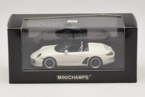 Porsche 911 997 Speedster Baltas Minichamps 1:43 400069531 Metalas - nuotrauka 4 iš 4