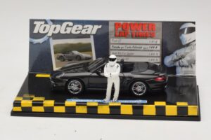 Porsche 911 997 Turbo Cabriolet Juodas Top Gear Edition Minichamps 1:43 519436930 Metalas