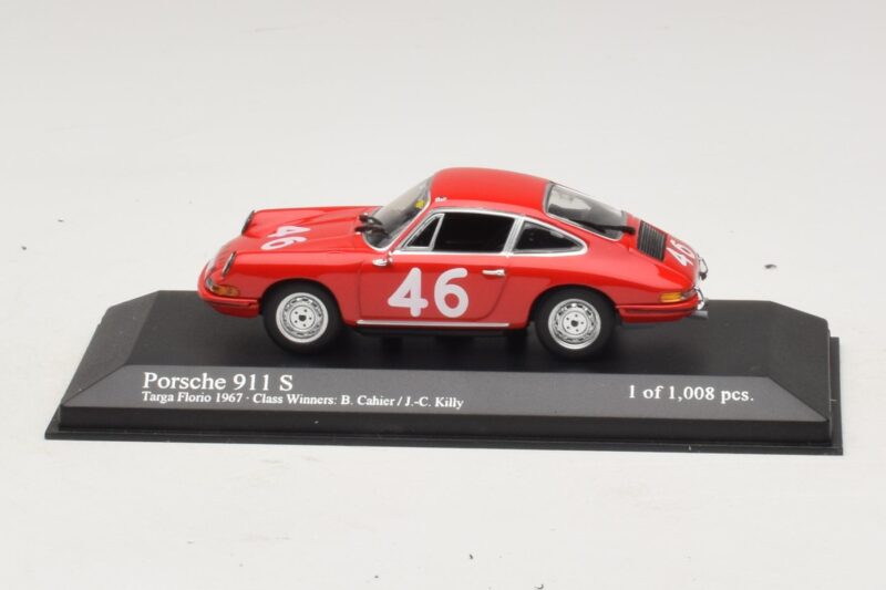 Porsche 911 S #46 Cahier / Killy Class Winners Targa Florio 1967 Minichamps 1:43 Porsche 911 S #46 Cahier / Killy Class Winners Targa Florio 1967 Minichamps 1:43 430676746 Metalas