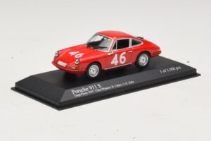 Porsche 911 S #46 Cahier / Killy Class Winners Targa Florio 1967 Minichamps 1:43 430676746 Metalas - nuotrauka 2 iš 4