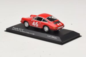 Porsche 911 S #46 Cahier / Killy Class Winners Targa Florio 1967 Minichamps 1:43 430676746 Metalas - nuotrauka 3 iš 4