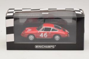 Porsche 911 S #46 Cahier / Killy Class Winners Targa Florio 1967 Minichamps 1:43 430676746 Metalas - nuotrauka 4 iš 4