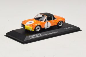 Porsche 914/6 #1 G. Larrousse / H. Marko Winners Marathon de la Route 1970 Minichamps 1:43 400706501 Metalas - nuotrauka 2 iš 4