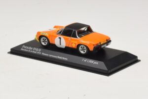 Porsche 914/6 #1 G. Larrousse / H. Marko Winners Marathon de la Route 1970 Minichamps 1:43 400706501 Metalas - nuotrauka 3 iš 4