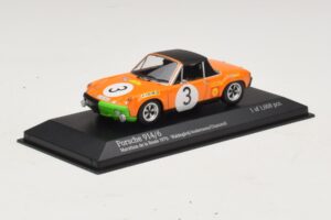 Porsche 914/6 #3 B. Waldegard / O. Andersson Marathon de la Route 1970 Minichamps 1:43 400706503 Metalas - nuotrauka 2 iš 4