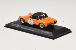 Porsche 914/6 #3 B. Waldegard / O. Andersson Marathon de la Route 1970 Minichamps 1:43 400706503 Metalas - nuotrauka 3 iš 4
