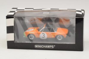 Porsche 914/6 #3 B. Waldegard / O. Andersson Marathon de la Route 1970 Minichamps 1:43 400706503 Metalas - nuotrauka 4 iš 4