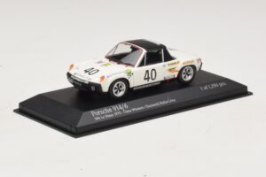 Porsche 914/6 #40 G. Chasseuil / C. Ballot-Lena Class Winners 24 Hours of Le Mans 1970 Minichamps 1:43 400706540 Metalas - nuotrauka 2 iš 4