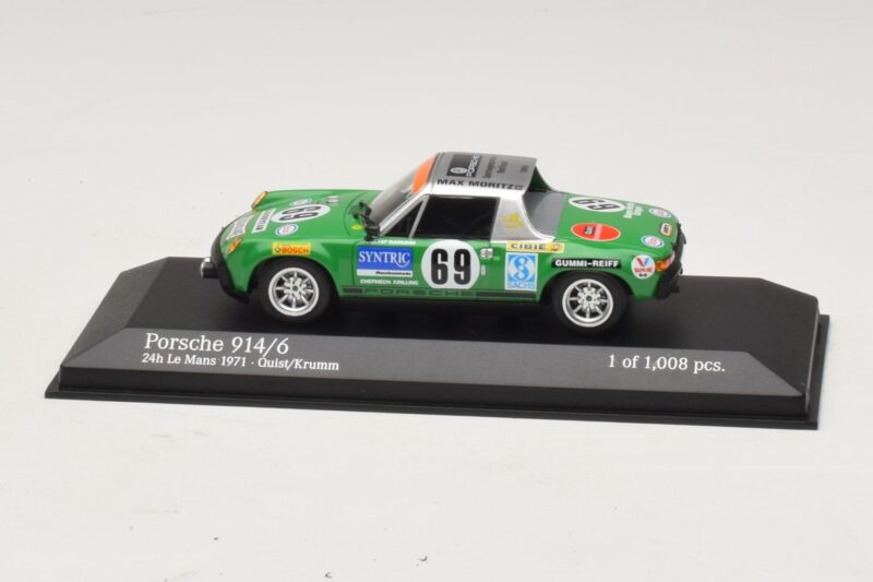 Porsche 914/6 Max Moritz Racing #69 Quist / Krumm 24 Hours of Le Mans 1971 Minichamps 1:43 Porsche 914/6 Max Moritz Racing #69 Quist / Krumm 24 Hours of Le Mans 1971 Minichamps 1:43 400716569 Metalas