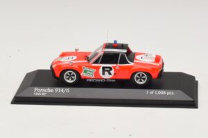 Porsche 914/6 ONS R2 Raudonas Minichamps 1:43 400746500 Metalas