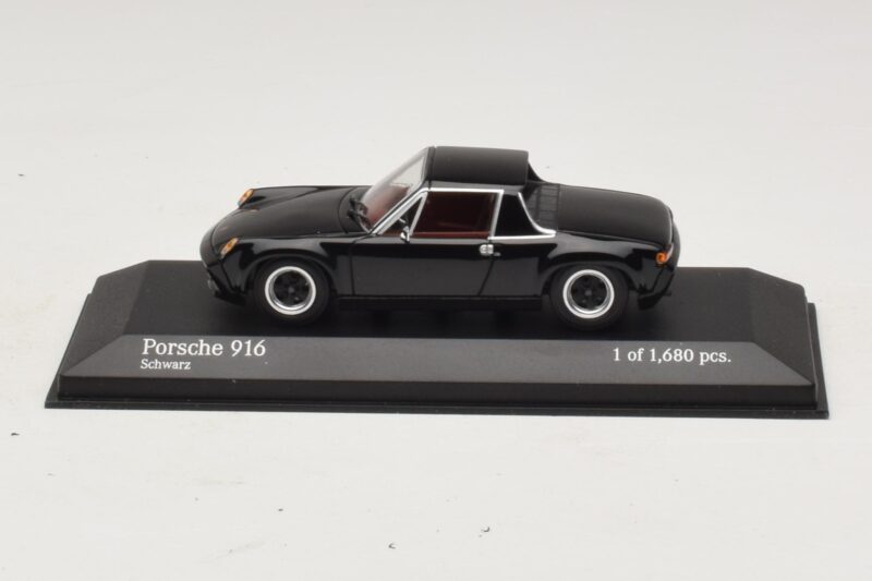 Porsche 916 Juodas Minichamps 1:43 Porsche 916 Juodas Minichamps 1:43 400066060 Metalas