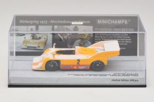 Porsche 917/10 #2 W. Kauhsen Farewell In The Snow Nurburgring 1973 Minichamps 1:43 437736592 Metalas - nuotrauka 4 iš 5