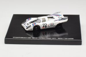 Porsche 917K #22 H. Marko / G. van Lennep Martini Racing 24 Hours of Le Mans Nugalėtojas 1971 Kasetės Leidimas Minichamps 1:4