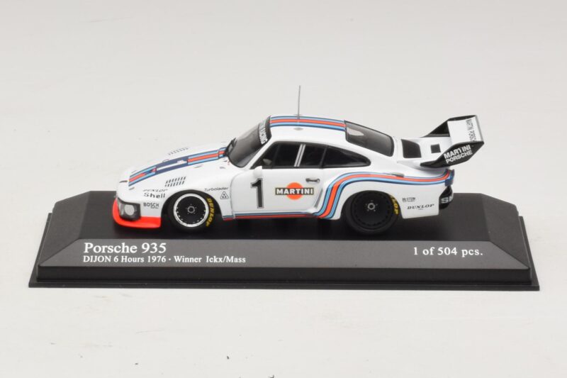 Porsche 935 Martini Racing #1 R. Stommelen / M. Schurti Winner Dijon 6 Hours 1976 Minichamps 1:43 400766311 Metalas