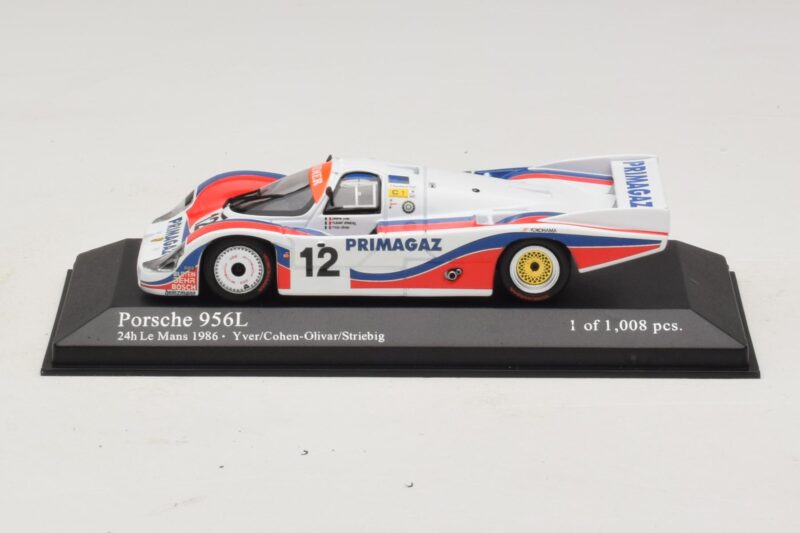 Porsche 956L #12 C. Yver / Cohen 24 Hours of Le Mans 1986 Minichamps 1:43 430866512 Metalas
