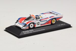 Porsche 956L #12 C. Yver / Cohen 24 Hours of Le Mans 1986 Minichamps 1:43 430866512 Metalas - nuotrauka 2 iš 4