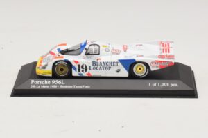 Porsche 956L #19 T. Boutsen / D. Theys 24 Hours of Le Mans 1986 Minichamps 1:43 430866519 Metalas