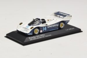 Porsche 962 IMSA #14 A. Holbert / D. Bell Mid-Ohio 500km 1986 Minichamps 1:43 400866514 Metalas - nuotrauka 2 iš 4