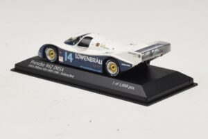 Porsche 962 IMSA #14 A. Holbert / D. Bell Mid-Ohio 500km 1986 Minichamps 1:43 400866514 Metalas - nuotrauka 3 iš 4