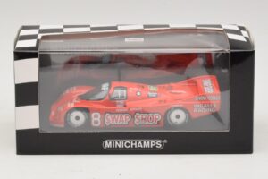 Porsche 962 IMSA #8 A.J. Foyt / B. Wollek 12 Hours of Sebring 1985 Minichamps 1:43 400856508 Metalas - nuotrauka 4 iš 4