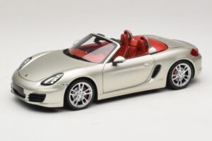 Porsche Boxster S 987 Pilka Metalinė Minichamps 1:18 110062030 Metalas