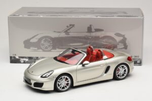 Porsche Boxster S 987 Pilka Metalinė Minichamps 1:18 110062030 Metalas - nuotrauka 8 iš 8