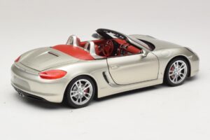 Porsche Boxster S 987 Pilka Metalinė Minichamps 1:18 110062030 Metalas - nuotrauka 3 iš 8