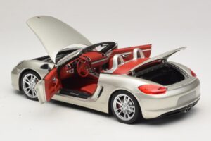 Porsche Boxster S 987 Pilka Metalinė Minichamps 1:18 110062030 Metalas - nuotrauka 5 iš 8