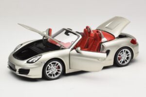 Porsche Boxster S 987 Pilka Metalinė Minichamps 1:18 110062030 Metalas - nuotrauka 2 iš 8