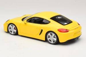 Porsche Cayman 981 Geltonas Minichamps 1:18 110062220 Metalas - nuotrauka 7 iš 8