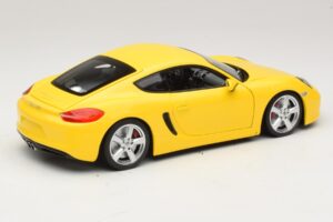 Porsche Cayman 981 Geltonas Minichamps 1:18 110062220 Metalas - nuotrauka 3 iš 8