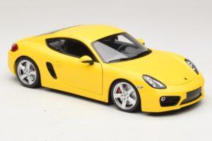 Porsche Cayman 981 Geltonas Minichamps 1:18 110062220 Metalas - nuotrauka 6 iš 8