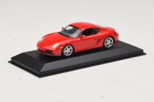 Porsche Cayman 987 S Raudonas Minichamps 1:43 400065620 Metalas - nuotrauka 2 iš 4