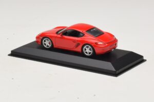 Porsche Cayman 987 S Raudonas Minichamps 1:43 400065620 Metalas - nuotrauka 3 iš 4