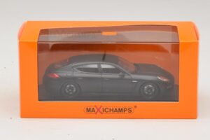 Porsche Panamera 970 Turbo Matinis Juodas Maxichamps 1:43 940062370 Metalas - nuotrauka 4 iš 4