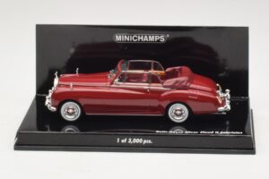 Rolls-Royce Silver Cloud II Kabrioletas Raudonas Minichamps 1:43 436134930 Metalas