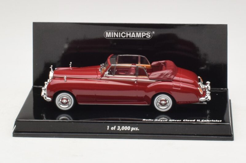 Rolls-Royce Silver Cloud II Kabrioletas Raudonas Minichamps 1:43 436134930 Metalas