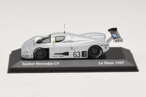 Sauber Mercedes C9 #63 J. Mass / M. Reuter / S. Dickens Winners 24 Hours of Le Mans 1989 Minichamps 1:43 B66041033 Metalas