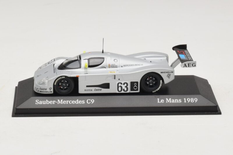Sauber Mercedes C9 #63 J. Mass / M. Reuter / S. Dickens Winners 24 Hours of Le Mans 1989 Minichamps 1:43 B66041033 Metalas
