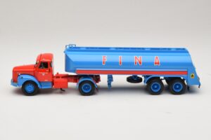 Scania L110S Tanksattelzug FINA Minichamps 1:43 499126970 Metalas - nuotrauka 3 iš 6