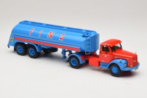 Scania L110S Tanksattelzug FINA Minichamps 1:43 499126970 Metalas - nuotrauka 4 iš 6
