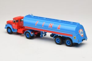 Scania L110S Tanksattelzug FINA Minichamps 1:43 499126970 Metalas - nuotrauka 5 iš 6