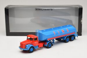 Scania L110S Tanksattelzug FINA Minichamps 1:43 499126970 Metalas - nuotrauka 6 iš 6