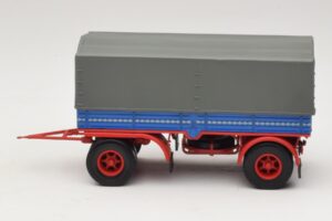 Sunkvežimio Priekaba Mėlynas Raudonas Minichamps 1:43 439159092 Metalas - nuotrauka 3 iš 6
