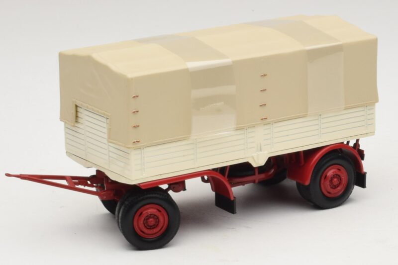 Sunkvežimio Priekaba Tentas Baltas Raudonas Minichamps 1:43 439159096 Metalas