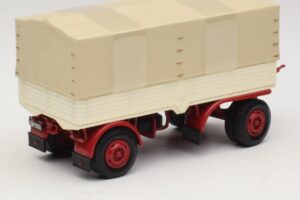 Sunkvežimio Priekaba Tentas Baltas Raudonas Minichamps 1:43 439159096 Metalas - nuotrauka 2 iš 6